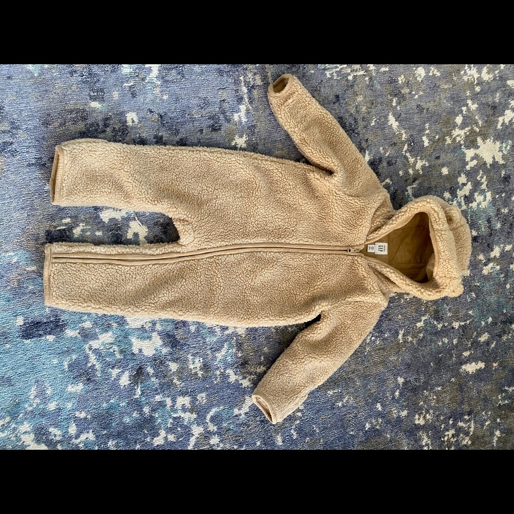 Gap Sherpa winter bodysuit for babies, snowsuit